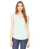 BELLA 8805 Womens Flowy Tank Top in Mint