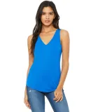 BELLA 8805 Womens Flowy Tank Top in True royal