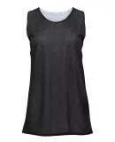 8978 Badger Ladies' Reversible Tank Black/ White