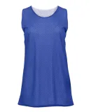 8978 Badger Ladies' Reversible Tank Royal/ White