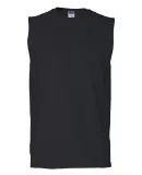 2700 Gildan Adult Ultra Cotton Sleeveless T-Shirt BLACK