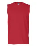 2700 Gildan Adult Ultra Cotton Sleeveless T-Shirt RED