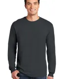 5400 Gildan Adult Heavy Cotton Long-Sleeve T-Shirt in Dark heather