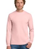 5400 Gildan Adult Heavy Cotton Long-Sleeve T-Shirt in Light pink