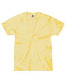 H1000b tie dye Youth Tie-Dyed Cotton Tee in Spider dandelion