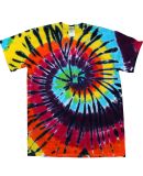 H1000b tie dye Youth Tie-Dyed Cotton Tee in Lava lamp