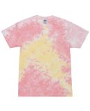 H1000b tie dye Youth Tie-Dyed Cotton Tee in Funnel cake