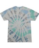 H1000b tie dye Youth Tie-Dyed Cotton Tee in Glacier