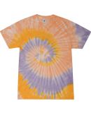 H1000b tie dye Youth Tie-Dyed Cotton Tee in Sunflower