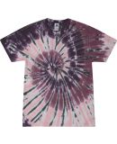 H1000b tie dye Youth Tie-Dyed Cotton Tee in Cherry cola