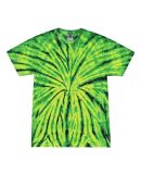 H1000b tie dye Youth Tie-Dyed Cotton Tee in Wild spider