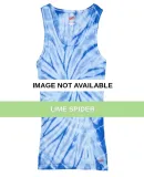 H3000b tie dye 100% Cotton Youth Soffe Tank Tops Lime Spider