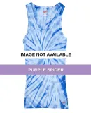 H3000b tie dye 100% Cotton Youth Soffe Tank Tops Purple Spider