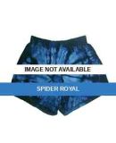 CD4000 tie dye 100% Cotton Adult Soffe Shorts SPIDER ROYAL