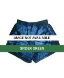 CD4000 tie dye 100% Cotton Adult Soffe Shorts SPIDER GREEN