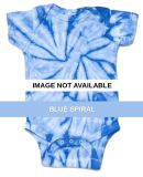 H5100 tie dye Infant Creeper Blue Spiral