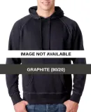 J8863 J-America Adult Vintage Contrast Stitch Hood Graphite (80/20)