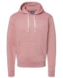 J8871 J-America Adult Tri-Blend Hooded Fleece in Dusty rose triblend