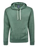 J8871 J-America Adult Tri-Blend Hooded Fleece in Balsam triblend