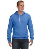 J8871 J-America Adult Tri-Blend Hooded Fleece in Cool royal triblend