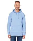 J8915 J-America Adult Vintage Zen Hooded Pullover  Chambray