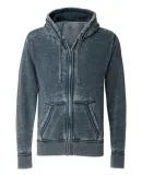 J8916 J-America Adult Vintage Zen Full-Zip Hooded  Vintage Navy