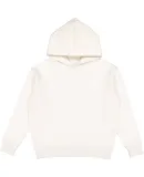 L2296 LA T Youth Fleece Hooded Pullover Sweatshirt in Natural heather