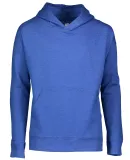 L2296 LA T Youth Fleece Hooded Pullover Sweatshirt in Vintage royal