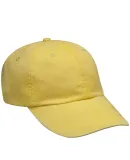 Adams LP101 Twill Optimum Dad Hat in Lemon