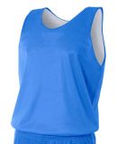N2206 A4 Youth Reversible Mesh Tank in Royal/wht