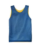 N2206 A4 Youth Reversible Mesh Tank ROYAL/ GOLD