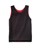 N2206 A4 Youth Reversible Mesh Tank BLACK/ RED