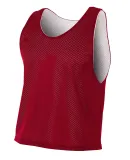 N2274 A4 Lacrosse Reversible Practice Jersey CARDINAL/ WHITE