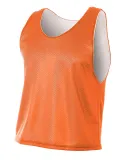 N2274 A4 Lacrosse Reversible Practice Jersey ORANGE/ WHITE