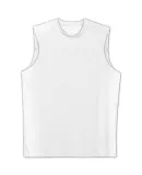 N2295 A4 Cooling Performance Muscle Shirt WHITE