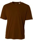 A4 N3142 Adult Cooling Performance Crew Tee in Brown