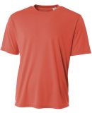 A4 N3142 Adult Cooling Performance Crew Tee in Coral