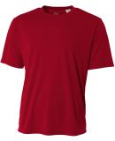 A4 N3142 Adult Cooling Performance Crew Tee in Cardinal
