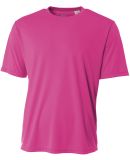 A4 N3142 Adult Cooling Performance Crew Tee in Fuchsia