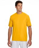 A4 N3142 Adult Cooling Performance Crew Tee in Gold