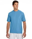 A4 N3142 Adult Cooling Performance Crew Tee in Light blue