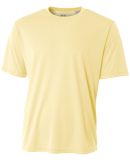 A4 N3142 Adult Cooling Performance Crew Tee in Light yellow