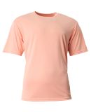 A4 N3142 Adult Cooling Performance Crew Tee in Salmon