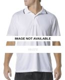 N3173 A4 Adult Basic Moisture Management Polo White