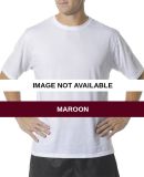 N3230 A4 Fusion Cotton Short Sleeve Crew Maroon