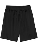 N5184 A4 7 Inch Adult Lined Micromesh Shorts BLACK