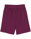 N5184 A4 7 Inch Adult Lined Micromesh Shorts MAROON