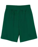 N5255 A4 9 Inch Adult Lined Micromesh Shorts FOREST GREEN