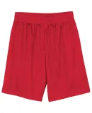 N5255 A4 9 Inch Adult Lined Micromesh Shorts SCARLET