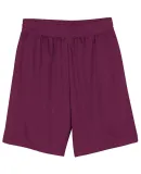 N5255 A4 9 Inch Adult Lined Micromesh Shorts MAROON